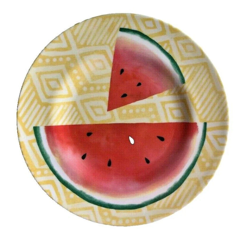 Watermelon Melamine Plates 8.5